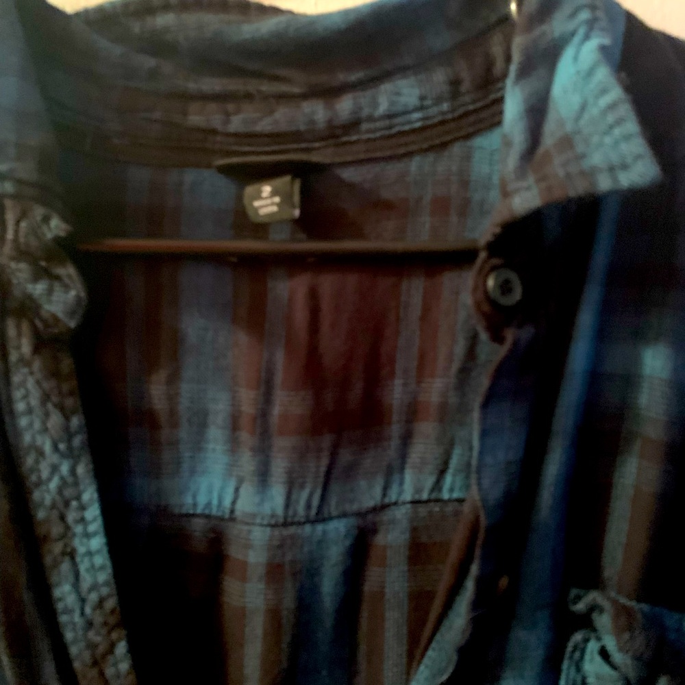 Torrid Twill Button up plaid shirt - Picture 2 of 2